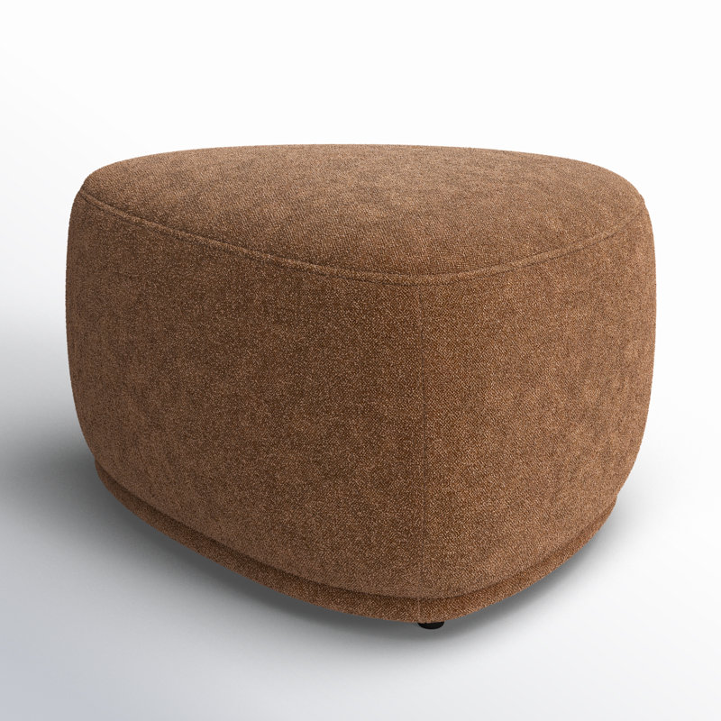 Joss & Main Adna 26.5'' Triangular Upholstered Ottoman